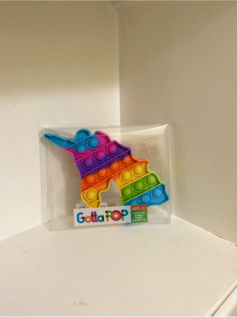 Rainbow Unicorn Pop-It Fidget Toy